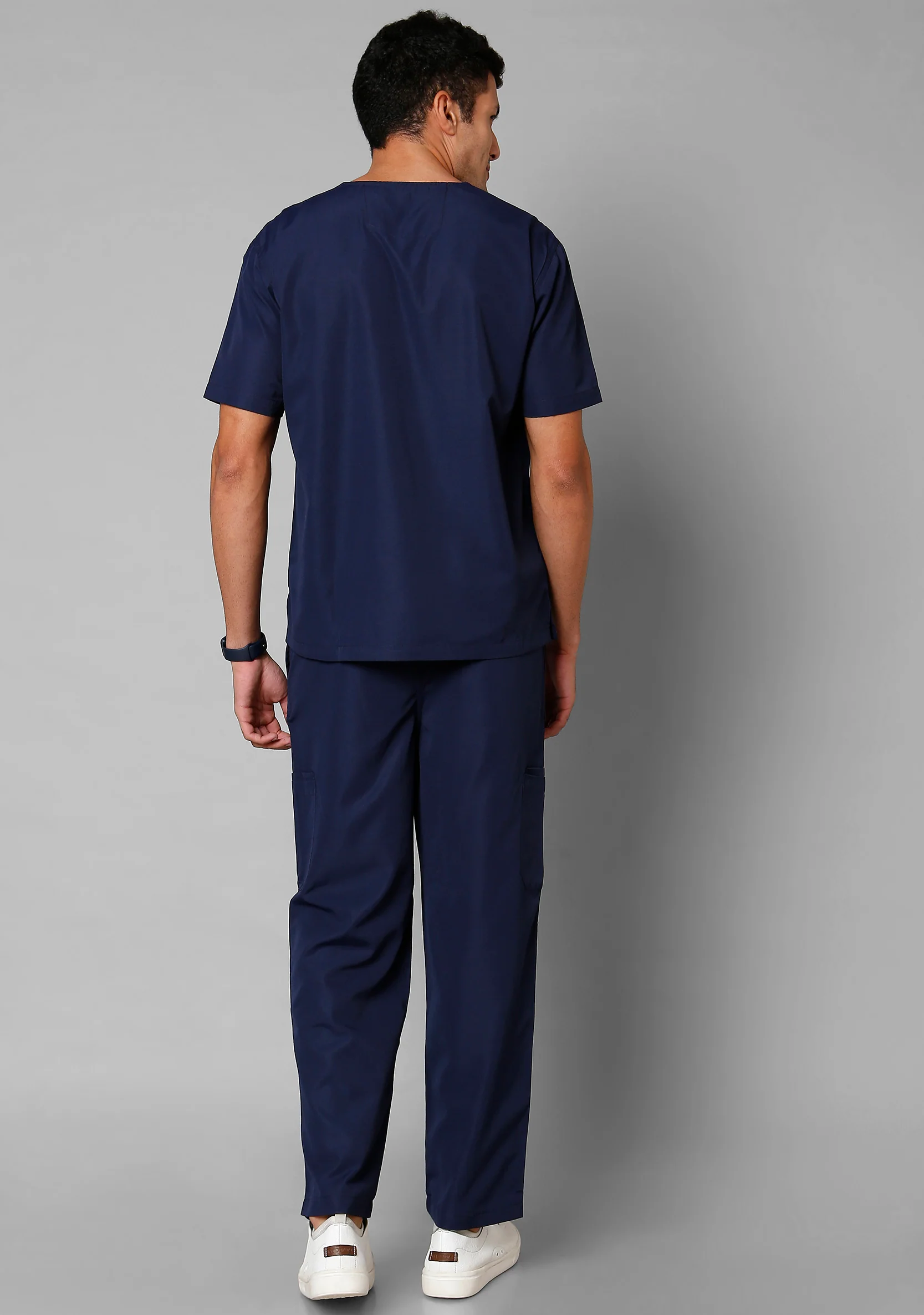 Classic Men's 10 Pocket (Navy) Scrub - Image 5