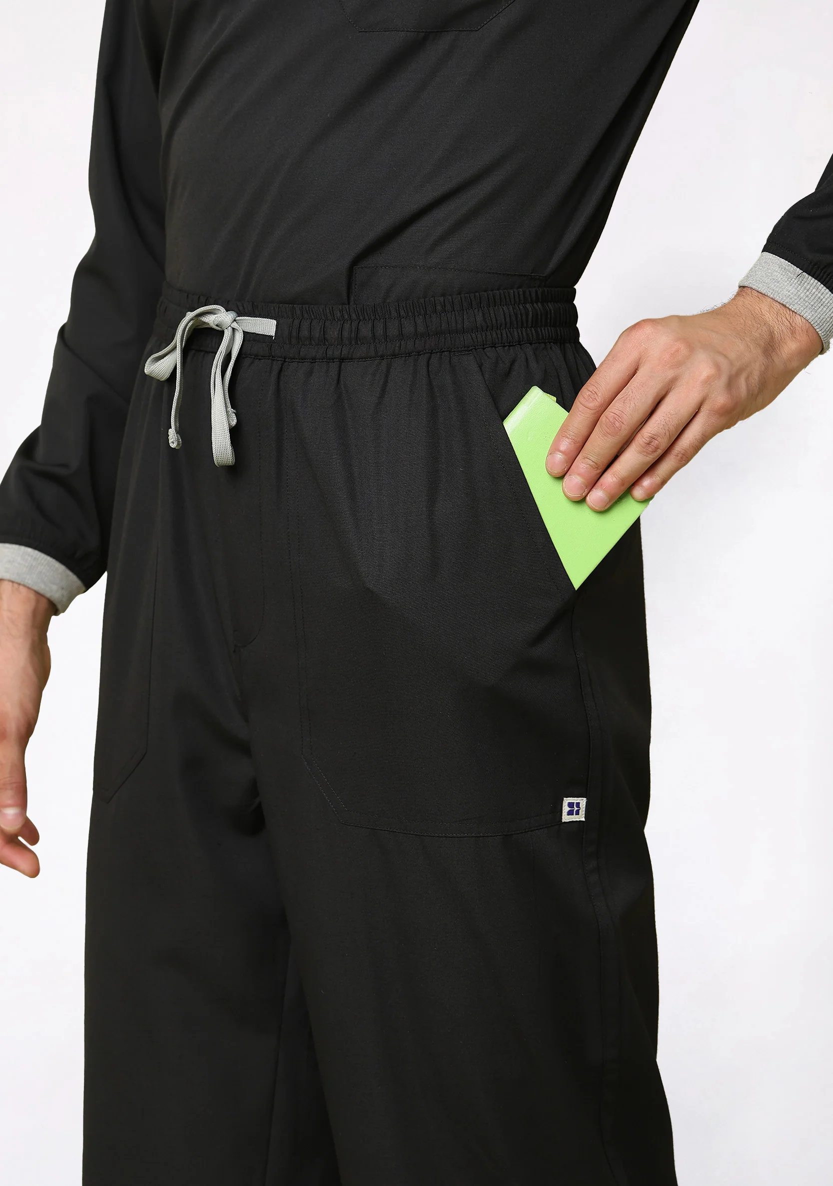 Classic Men's Longsleeves (Black) Scrub - Image 4