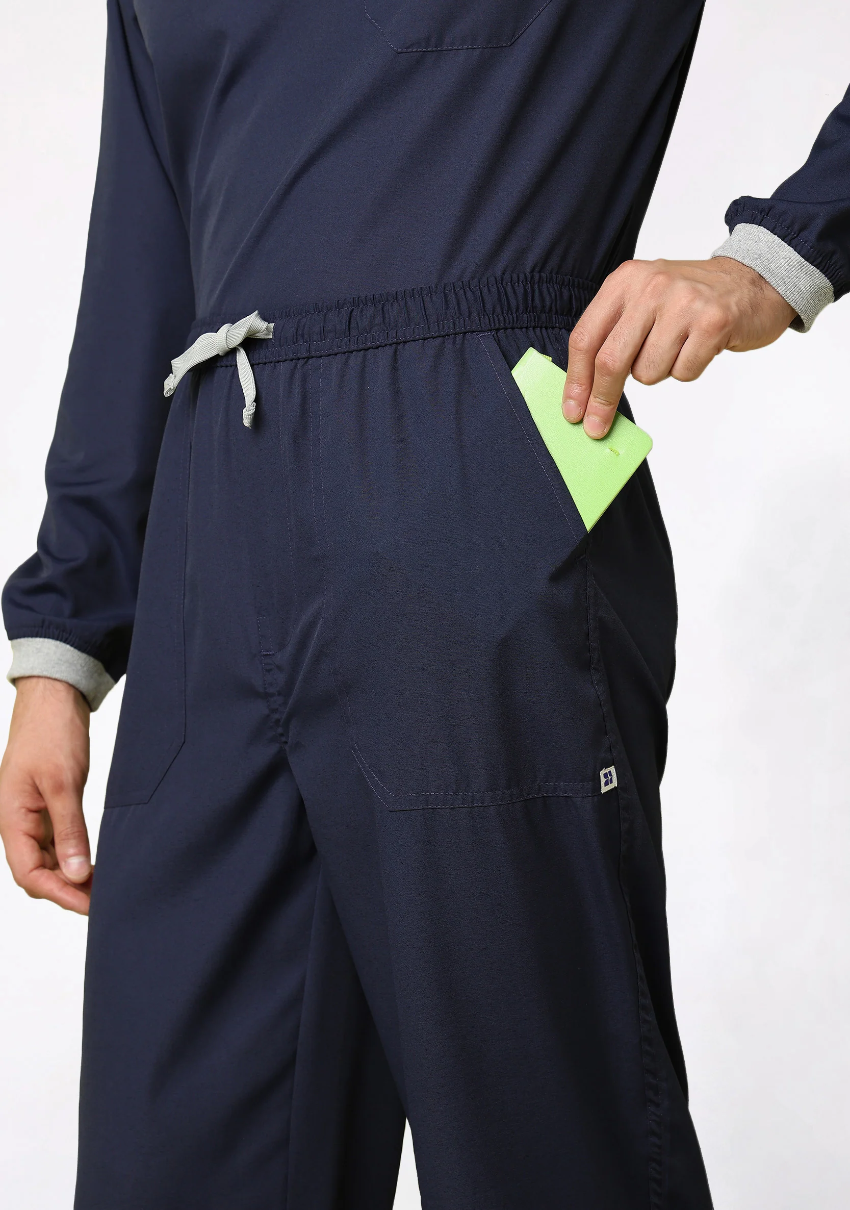 Classic Men's Longsleeves (Navy) Scrub - Image 4