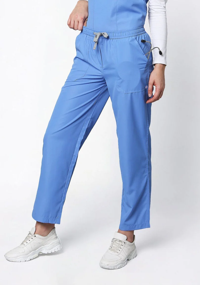 Classic Women's 2-Pocket (Ceil Blue) Scrub Bottom
