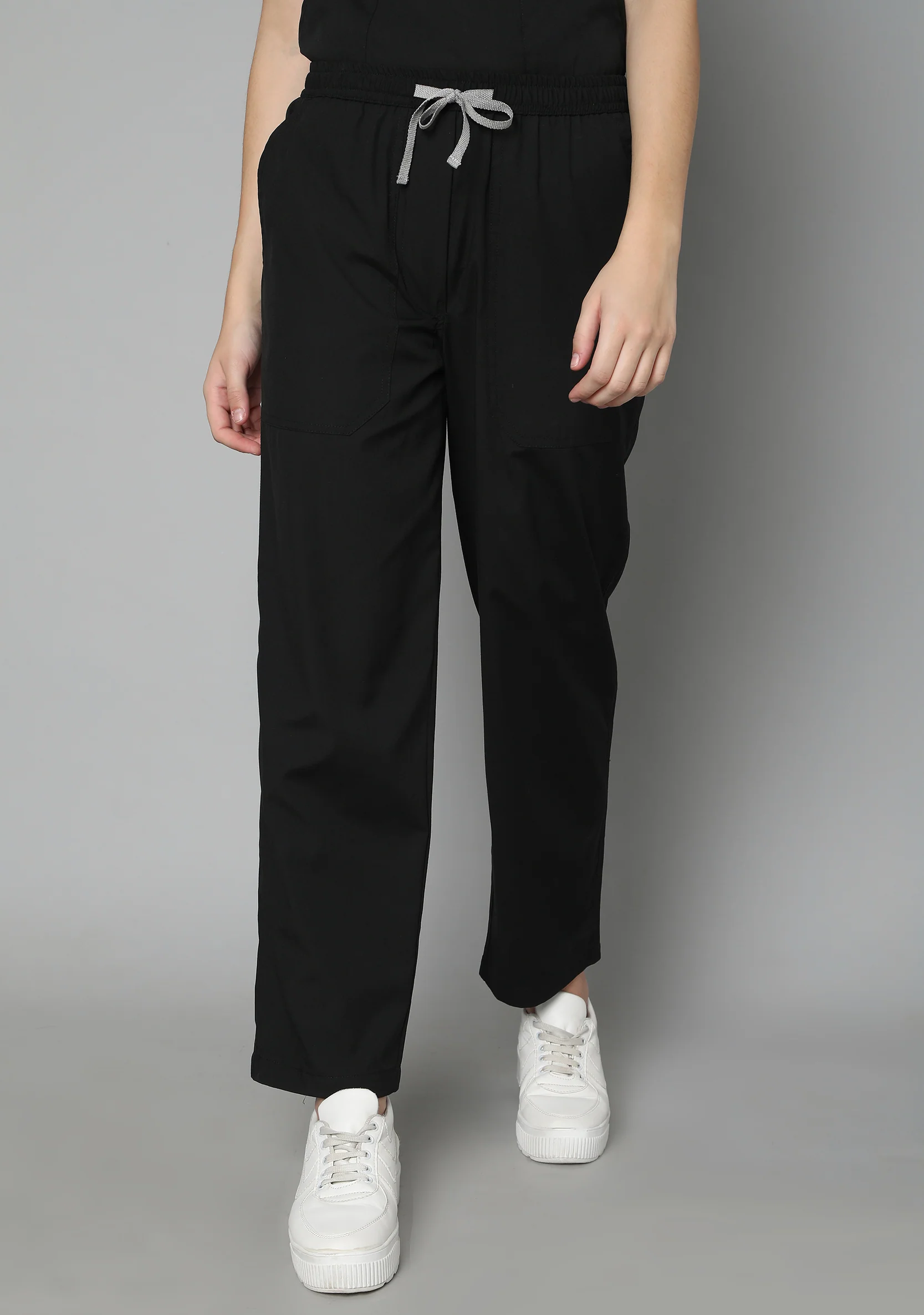 Classic Women's 2-Pocket (Black) Scrub Bottom